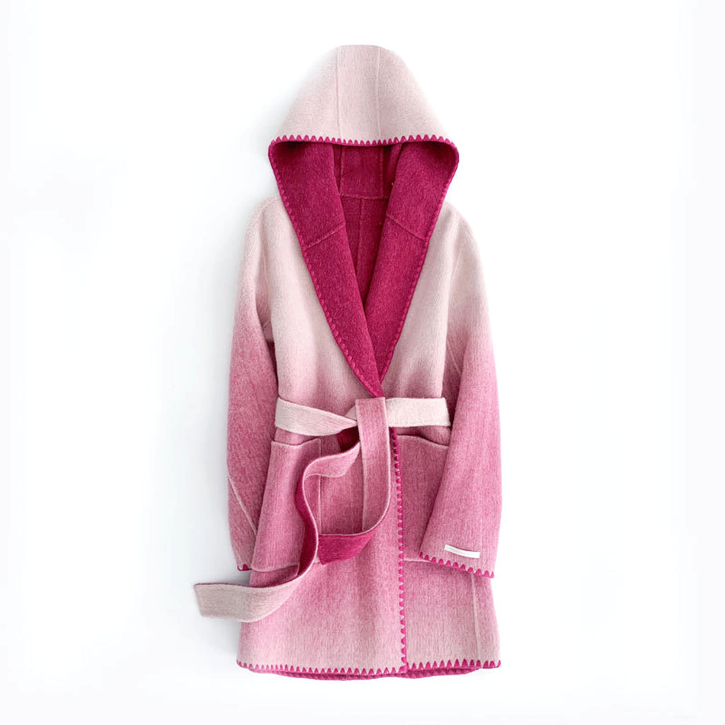Women's Fashion Reversible Cashmere Coat – Luxury & Versatility - enhanced image 6