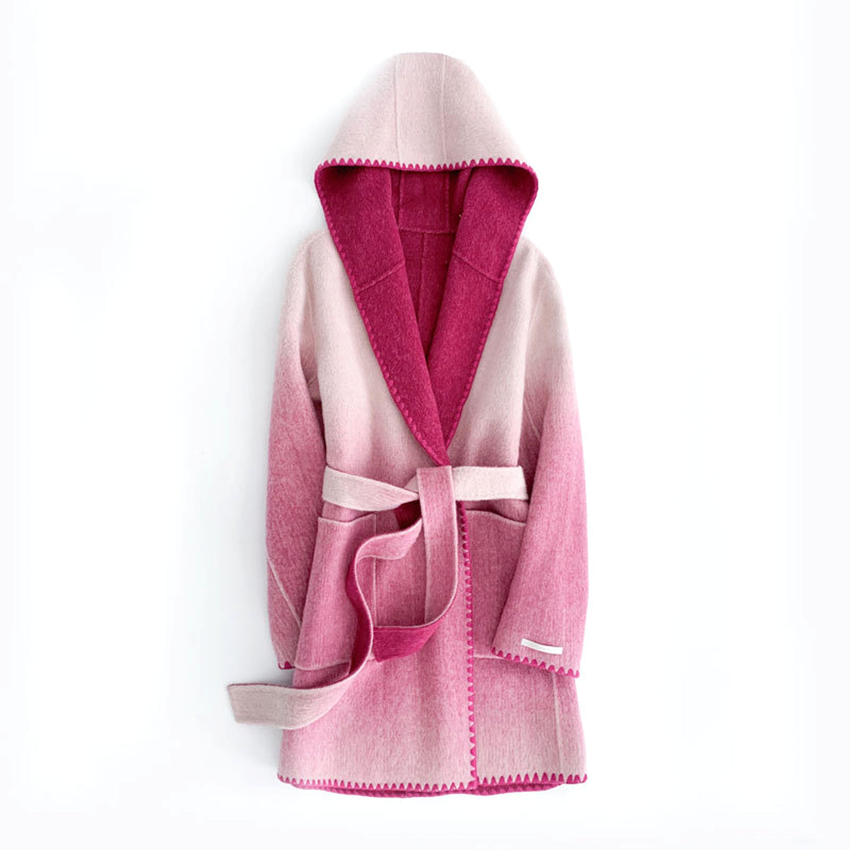 Women's Fashion Reversible Cashmere Coat – Luxury & Versatility - enhanced image 6