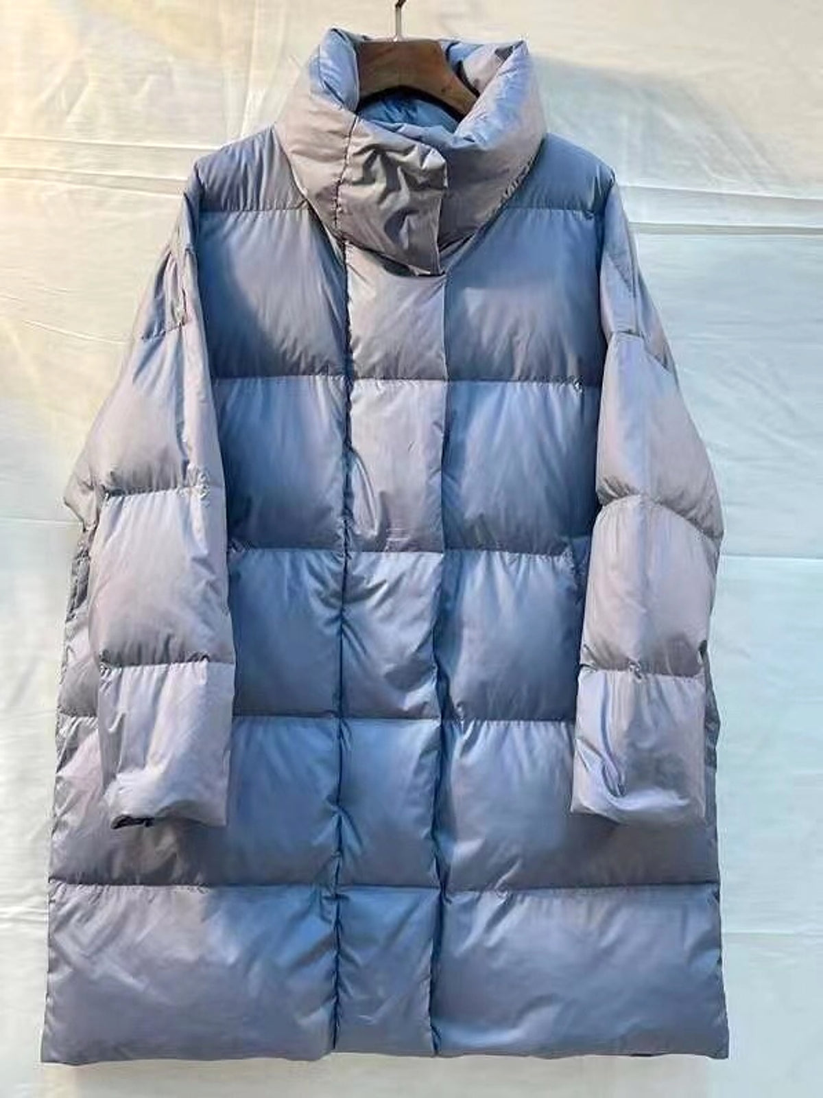 Women's Mid-Length Down Jacket – Ultra Warm with Stand Collar - enhanced image 6