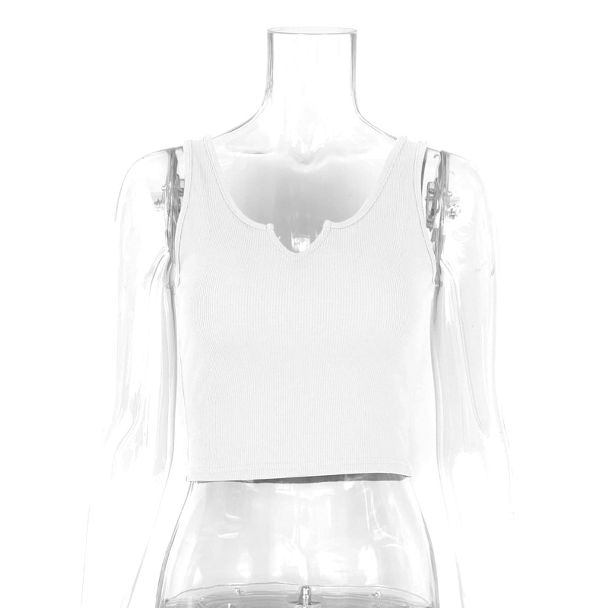 Women's Slim Fit Midriff-baring Camisole (Tank-top & T-Shirt) - enhanced image 6