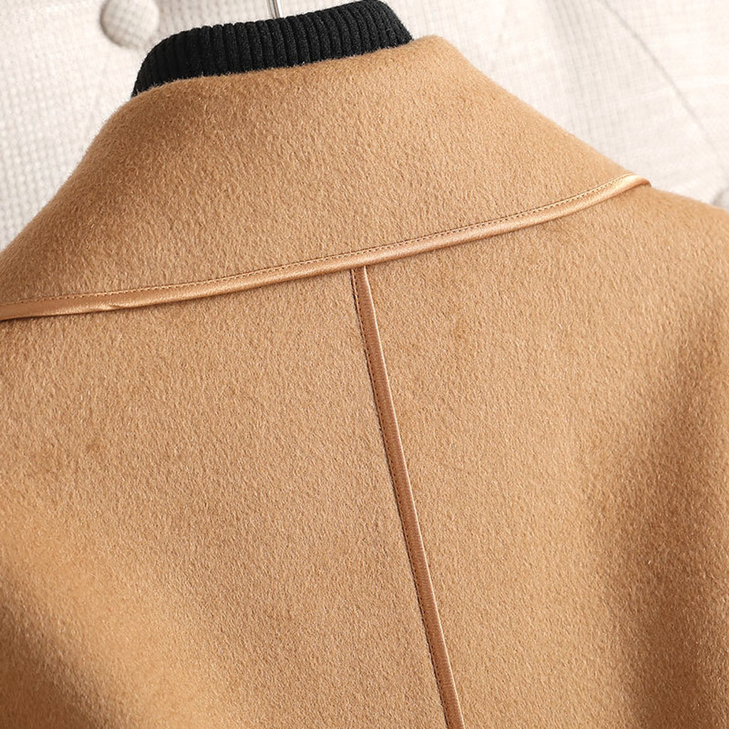 Women's Slim-Fit Wool Overcoat – Timeless Elegance & Comfort - enhanced image 6