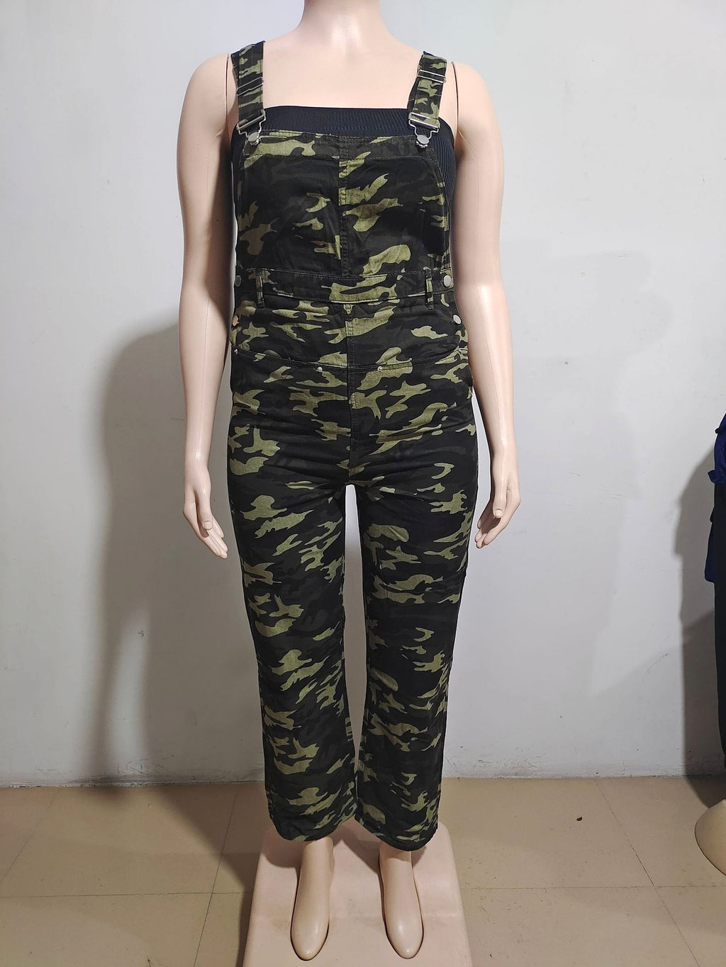 A.1 Women's Street t Denim Suspender Pants (Jeans) Jumpsuit - enhanced image 6