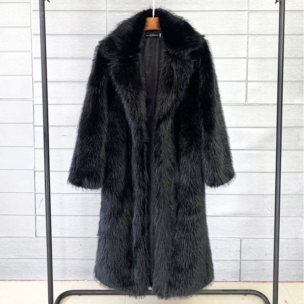 A Women's Suit Collar Jacket Fur - enhanced image 6