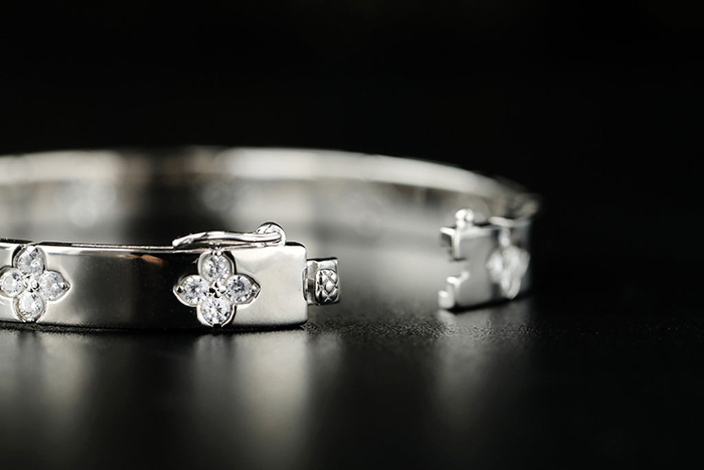 LuxeJewels™ – Vintage Clover 925 Silver Bracelet - enhanced image 6