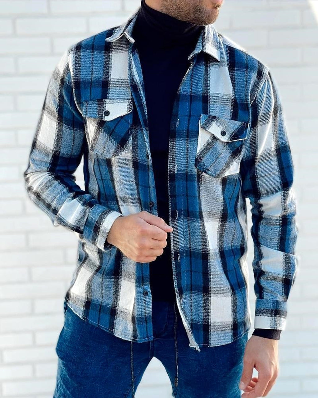 Youth Lapels Fashion Printed Jacket Men - enhanced image 6