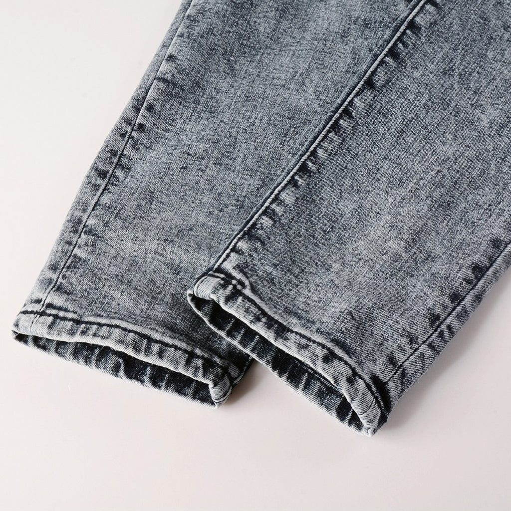 American Retro Jeans Trendy Men - enhanced image 7