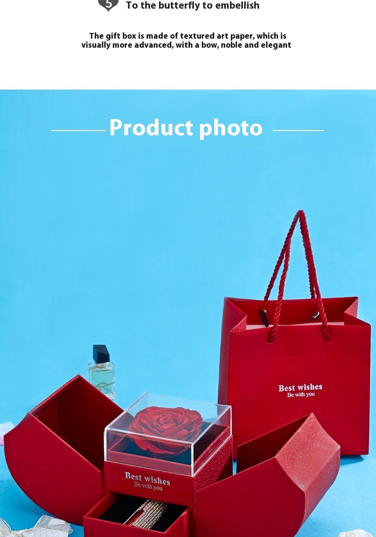 Luxury Rose Jewelry Box – The Perfect Gift Packaging - enhanced image 7