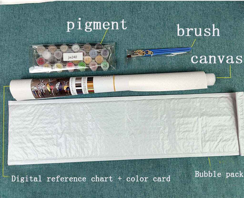 ArtEase™ – Custom Paint-by-Numbers Oil Painting Kit - enhanced image 7