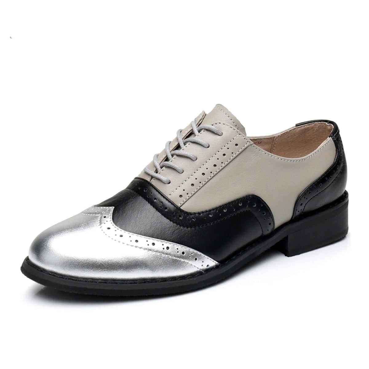 British style color matching shoes Women - enhanced image 7