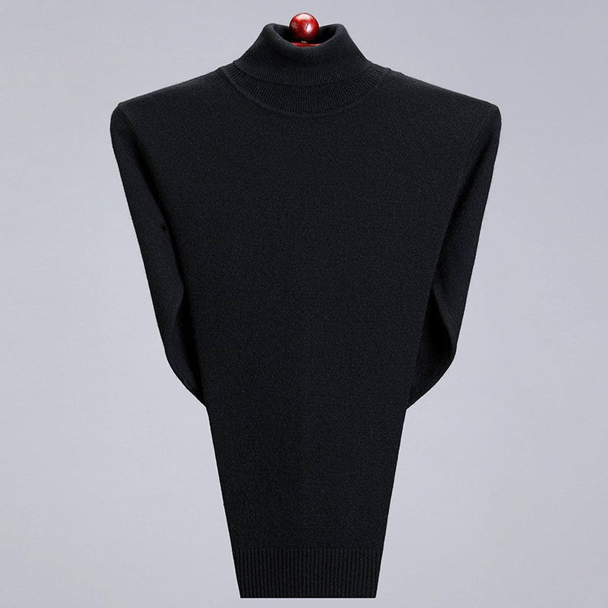 Cashmere Sweater High Neck Thickened Young And Middle-aged Men - enhanced image 7