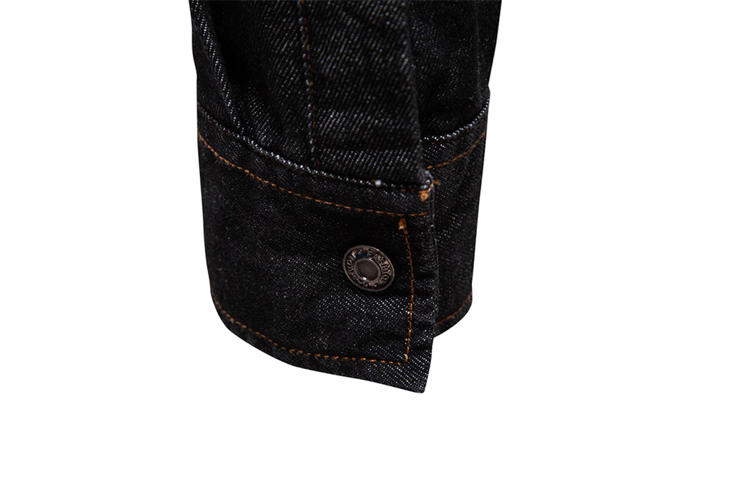 Casual Long Sleeve Washed DressShirt - enhanced image 7