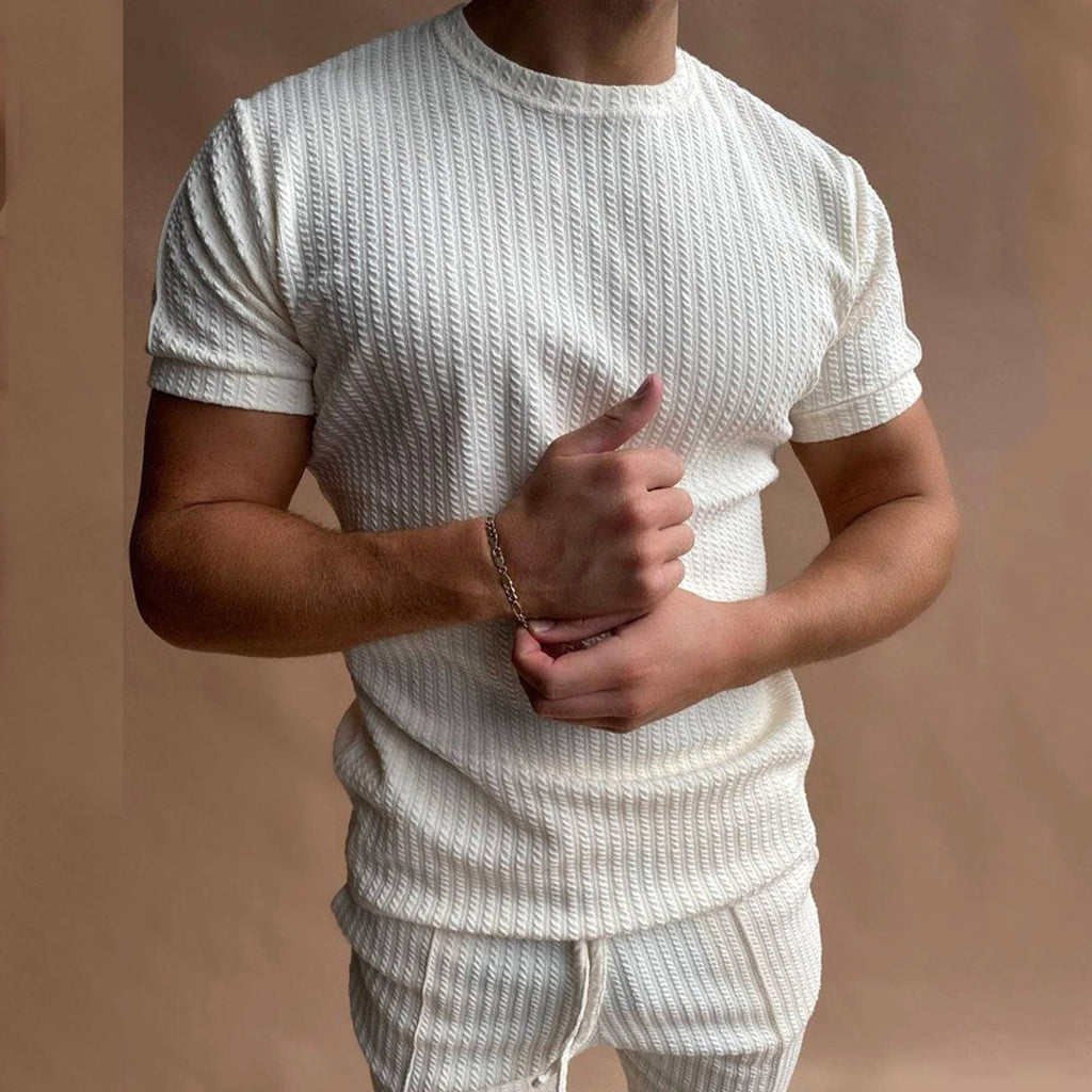 A1. Casual Solid Color Sports Suit (Tracksuit) - enhanced image 7