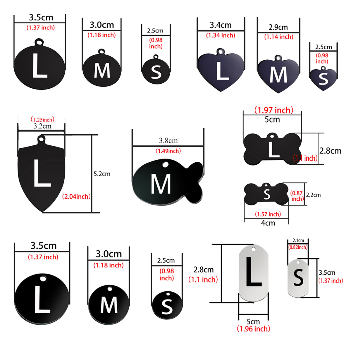 Custom Engraved Pet ID Tag – Personalized Dog & Cat Name Tag - enhanced image 7
