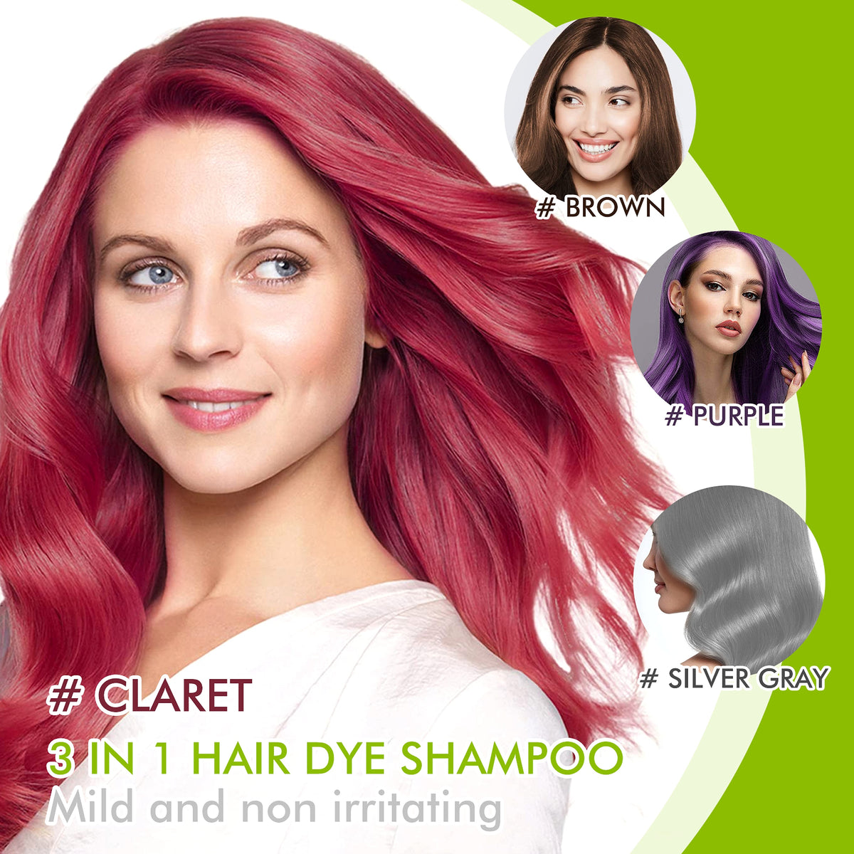 CLARET™ Hair Dye Shampoo – Color & Care in One Step - enhanced image 7