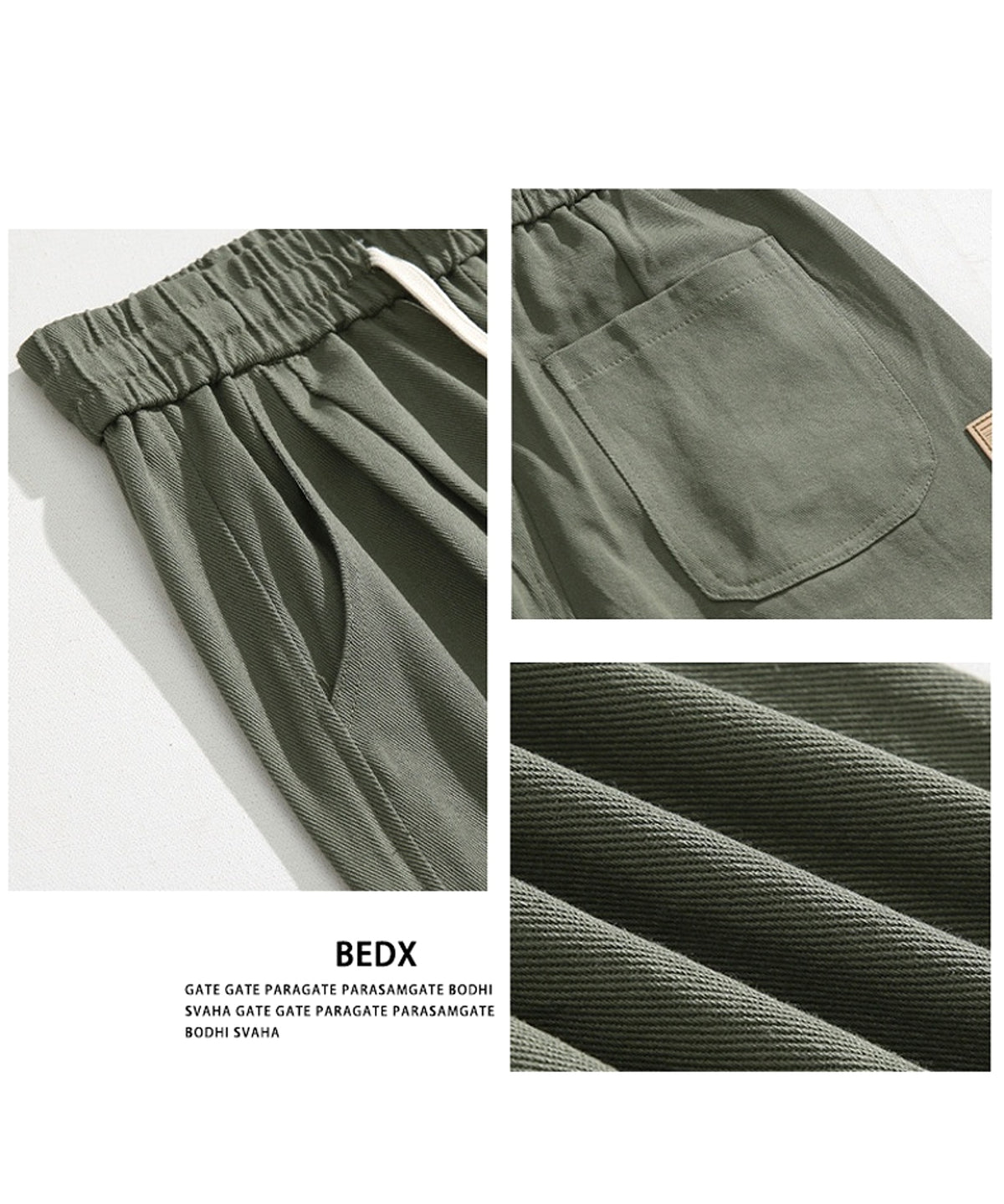 Cotton Pants Men's Casual Straight-leg Pants (Jeans) - enhanced image 7