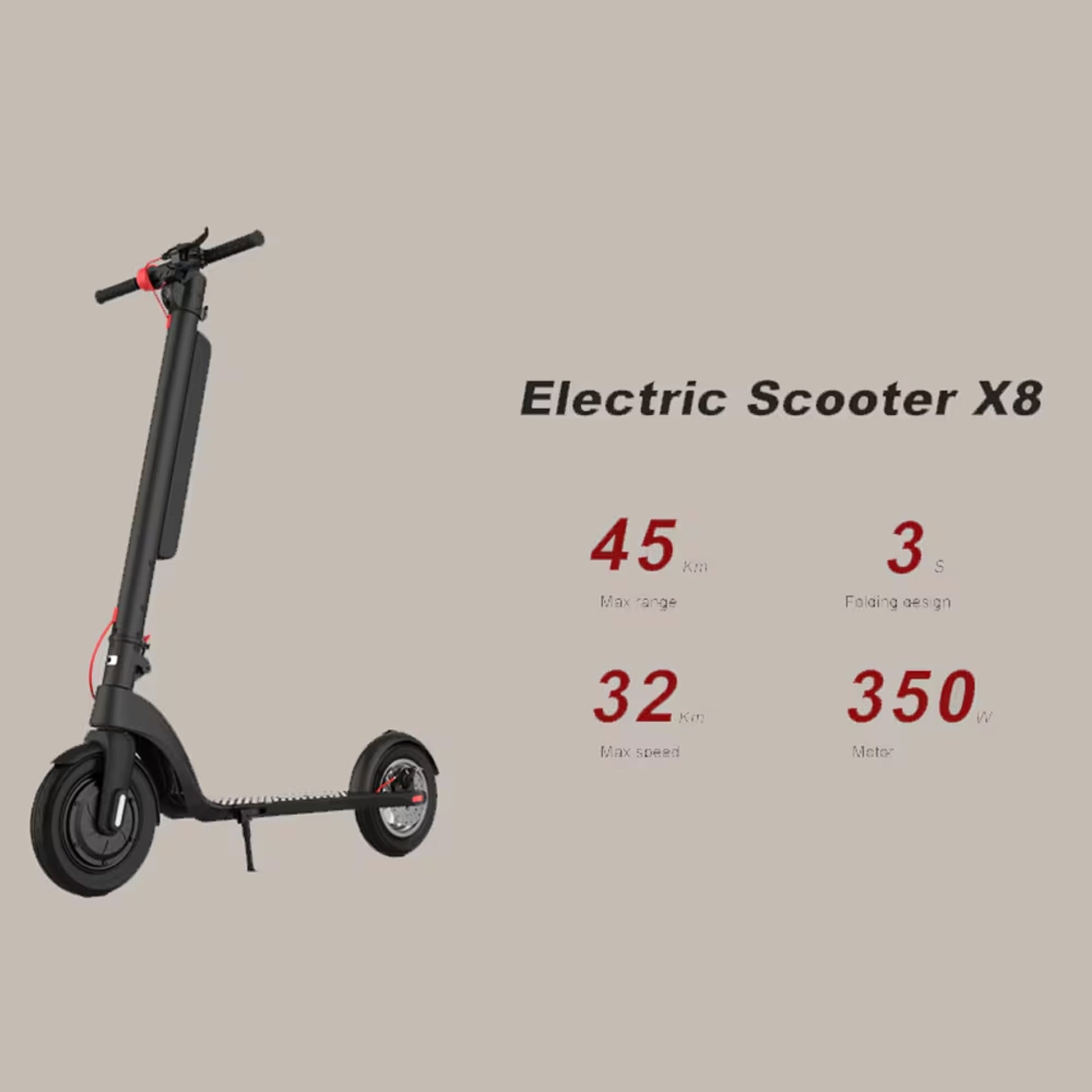 CruzaVolt™ Urban Ruffryde – 350W Electric Folding Scooter - enhanced image 7