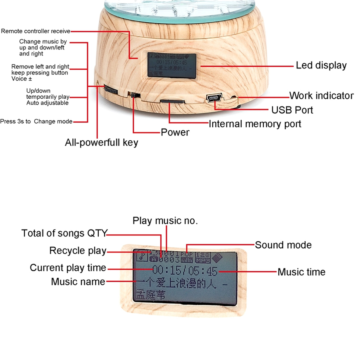 CrystalTune™ – Custom 3D Crystal Lamp with Bluetooth Music & LED Light - enhanced image 7