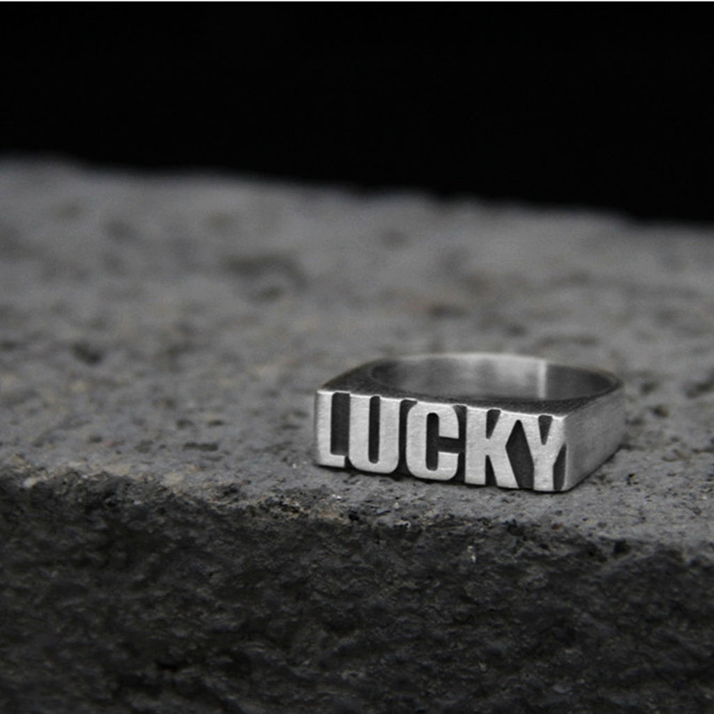 Personalized Sterling Silver Couple Rings – Custom Engraved Alphabet Rings - enhanced image 7