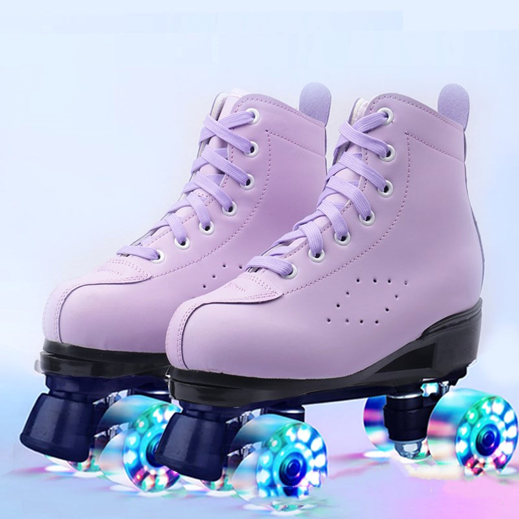 Double Row Skates Four-roller Skates Flashing Heelys - enhanced image 7