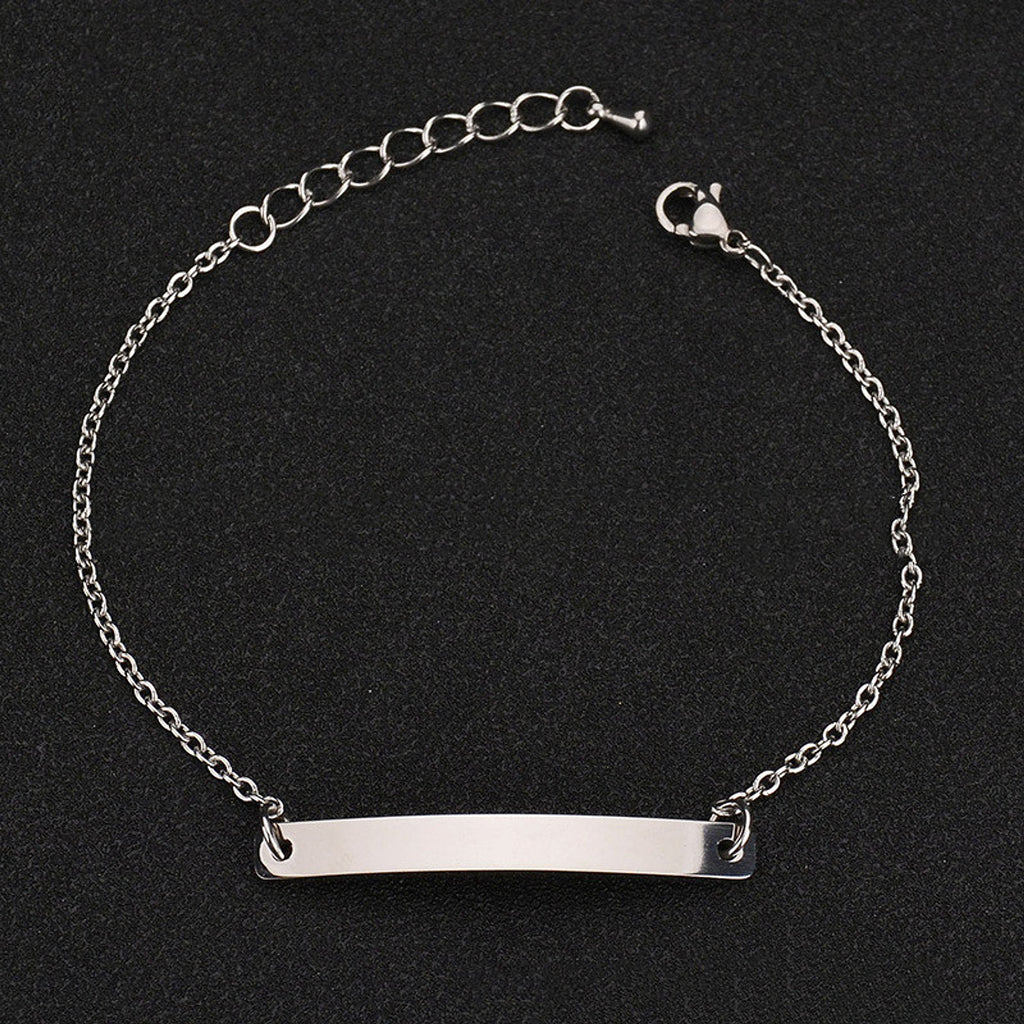 English Name Bracelet Personalized Titanium Steel Handwear - enhanced image 7