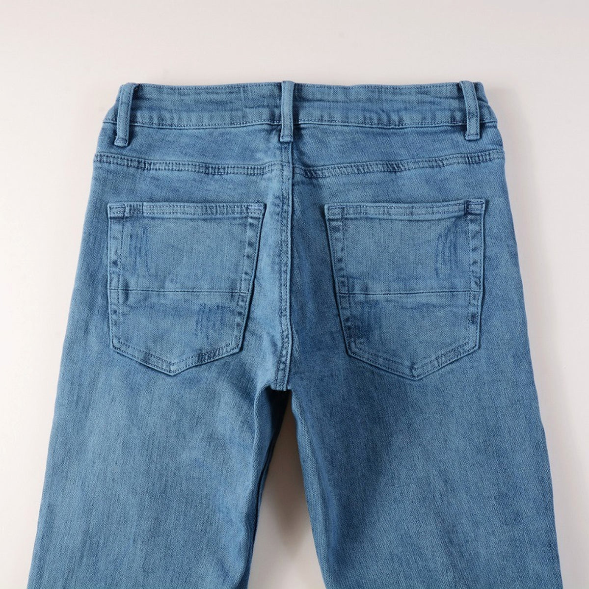 UrbanRift™ – Distressed Mid-Waist Street Jeans - enhanced image 7