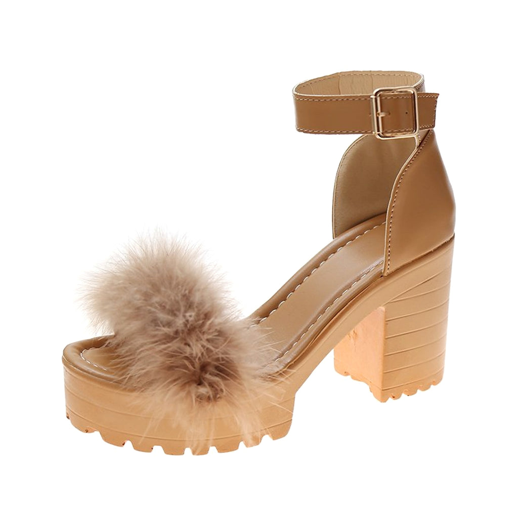 Fashion Plus Size Waterproof Platform High Heel Sandals Women Shoe - enhanced image 7