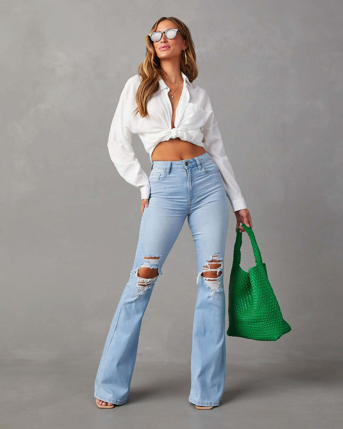 Fashion Temperament Wide-leg Jeans Women - enhanced image 7