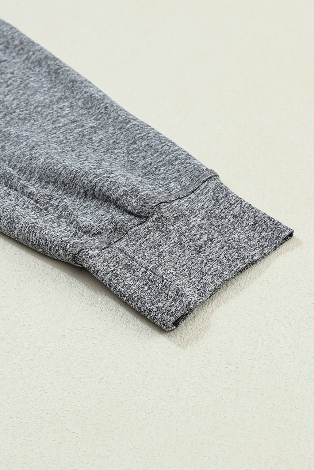 Gray Drawstring Waist Pocketed Joggers - enhanced image 7