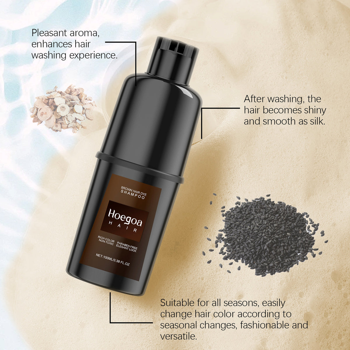 Heogoa™ HerbRestore Shampoo – Ginseng & Sesame Edition - enhanced image 7