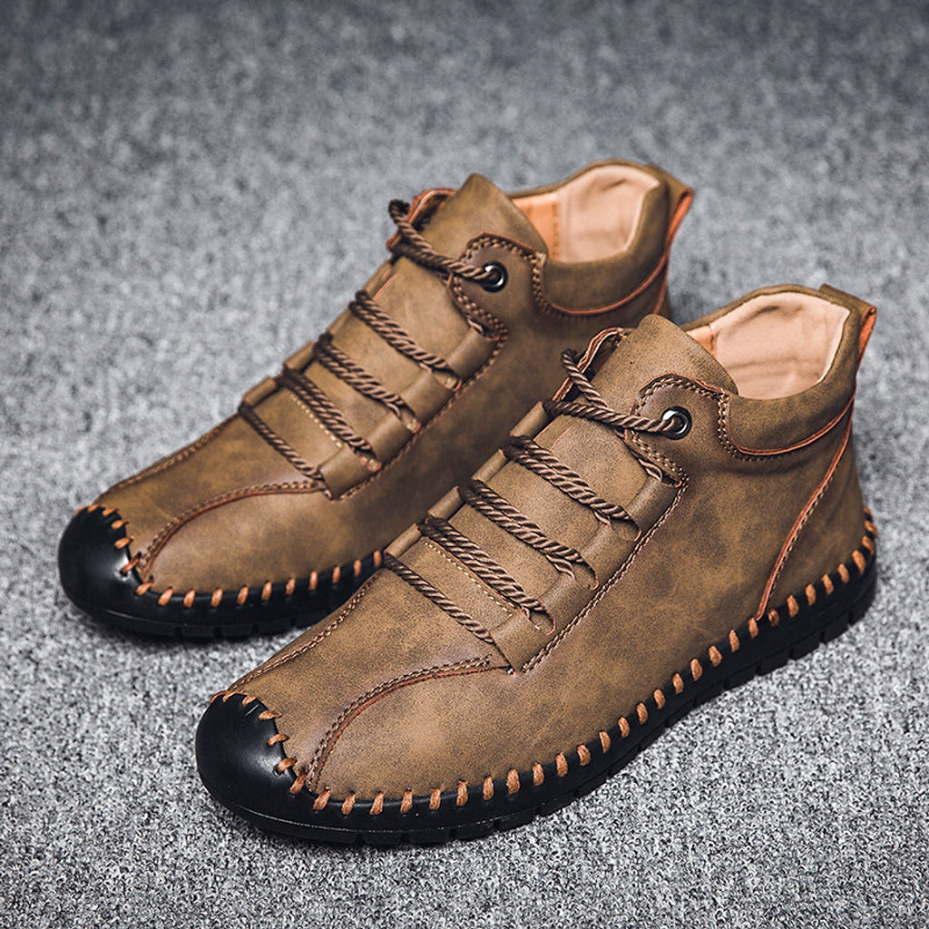 Hercule - Bottines en Cuir avec Lacets - enhanced image 7