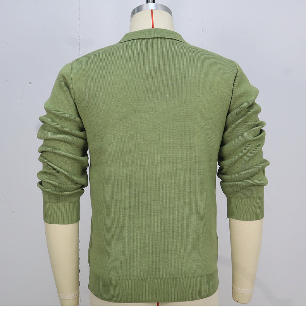 High-density Sweater Shirt Collar Long Sleeve - enhanced image 7