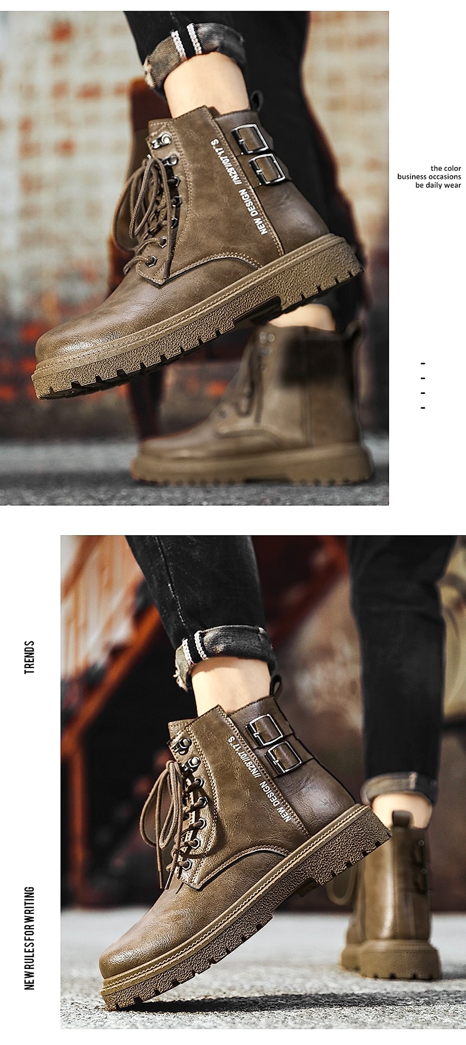 Winter Thick Bottom Hiking Boots MEN - enhanced image 7