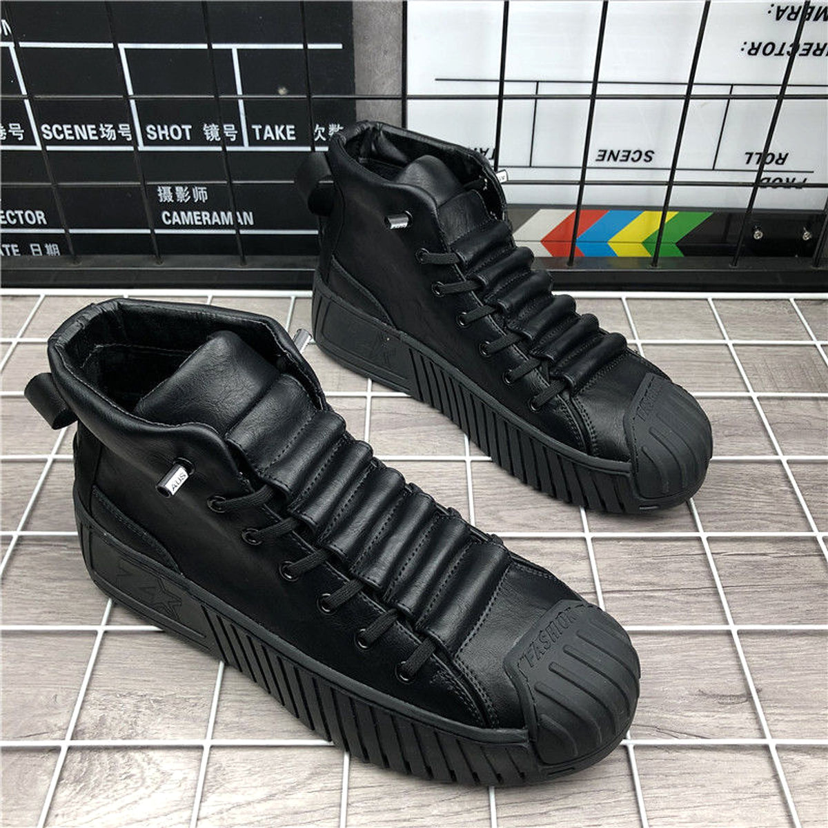 High-Top Thick Bottom Shoes Casual Sneakers - enhanced image 7