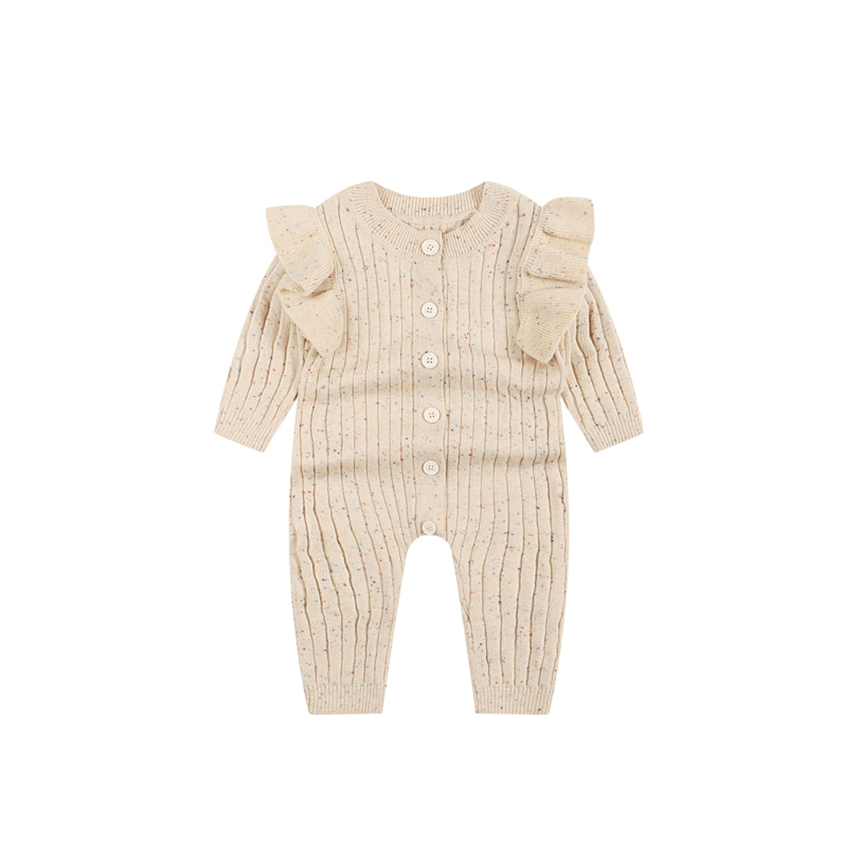 KnitNest™ – Autumn Cotton Baby Romper - enhanced image 7