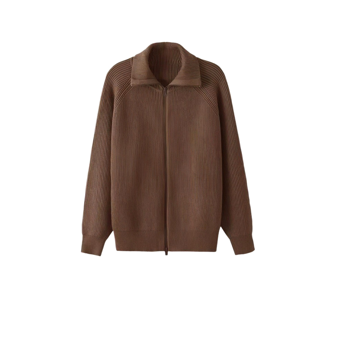 Knitted Zipper Coat Thickened Warm - enhanced image 7
