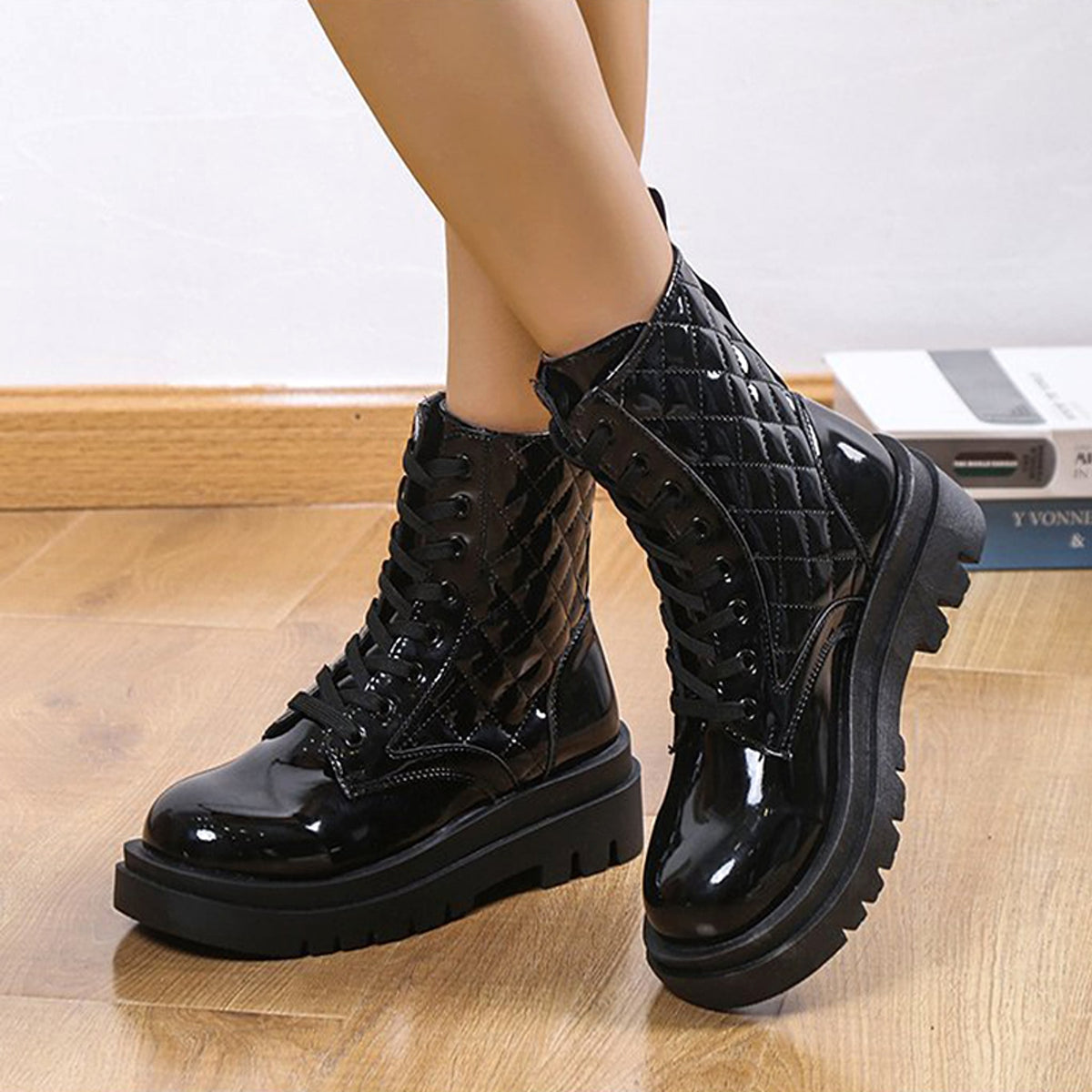 Thick-heeled Boot Women Shoes - enhanced image 7