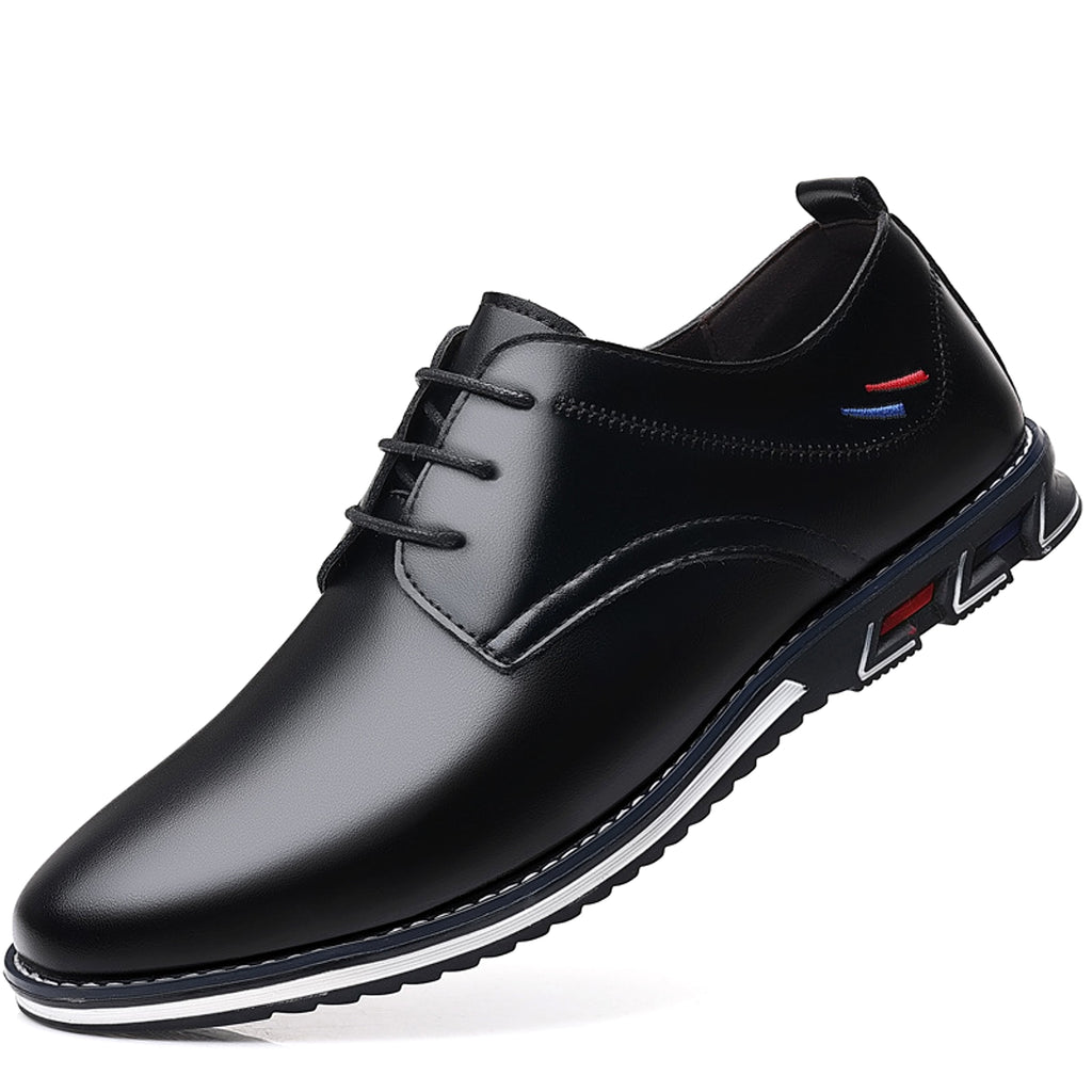 Lightweight Casual Leather Shoes Men - enhanced image 7