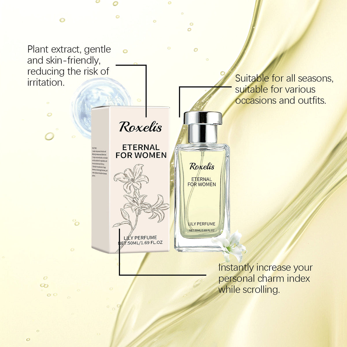 Lily Perfume Spray Lady Date Lasting Fragrance - enhanced image 7