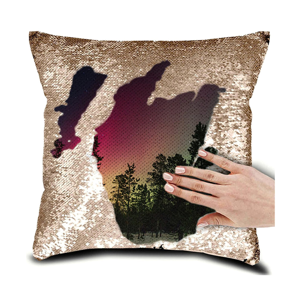MemoryGlimmer™ – Custom Sequin Pillowcase with Photo or Name (40×40 cm) - enhanced image 7