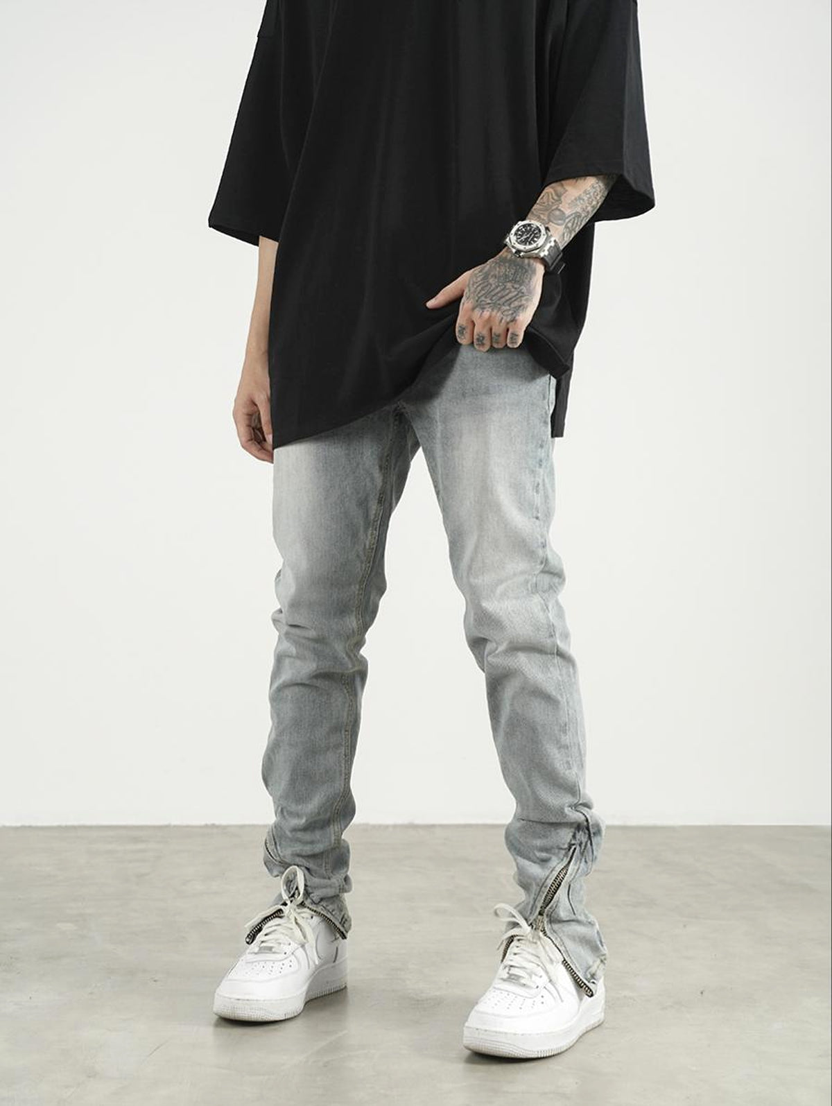 EdgeSplit™ – High Street Slim Jeans with Zipper Hem - enhanced image 7