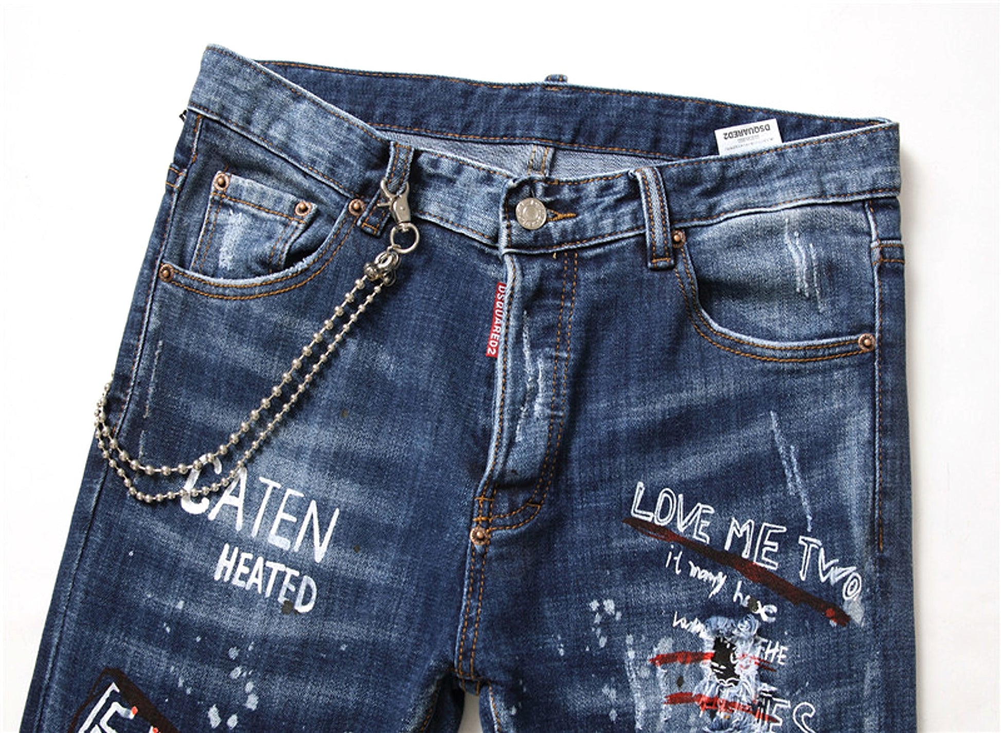 men jeans famous D2 Men slim jeans - enhanced image 7