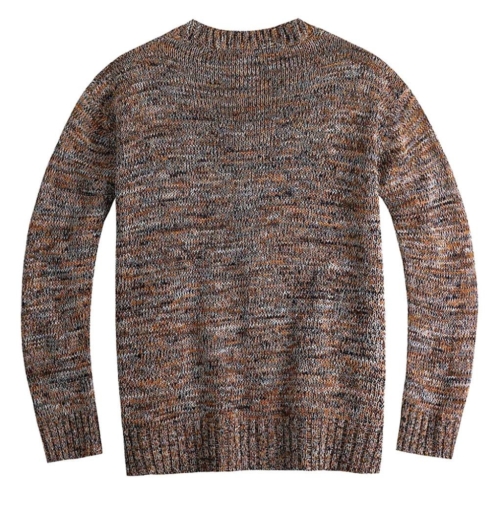 Men's Autumn And Winter Thin Mixed Wool Sweater - enhanced image 7