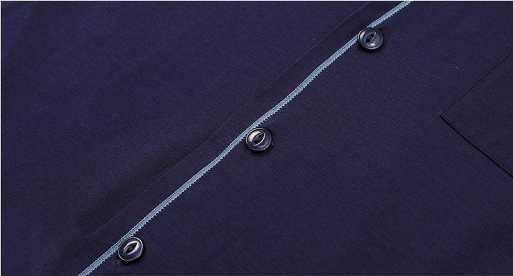 Men's Casual Long Sleeved Trousers Pajamas - enhanced image 7