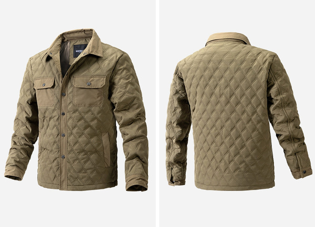 Men's Fashion Jacket Business Jacket Cotton Jacket - enhanced image 7