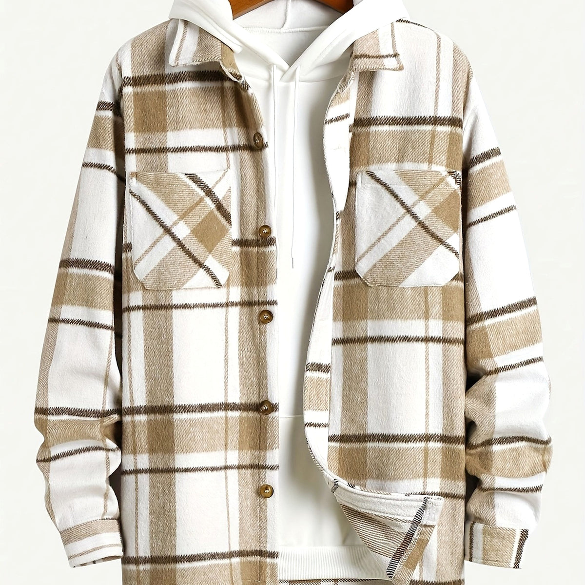 Men's Fashion Shirt Lapel Thickening - enhanced image 7