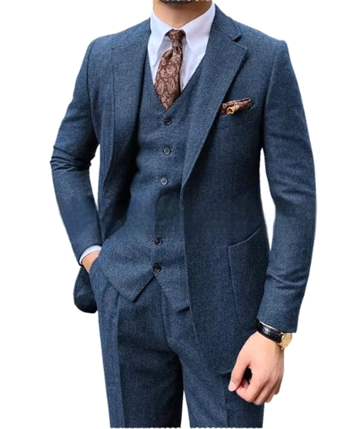 Beaumont™ – Fashion Casual Three-Piece Suit - enhanced image 7