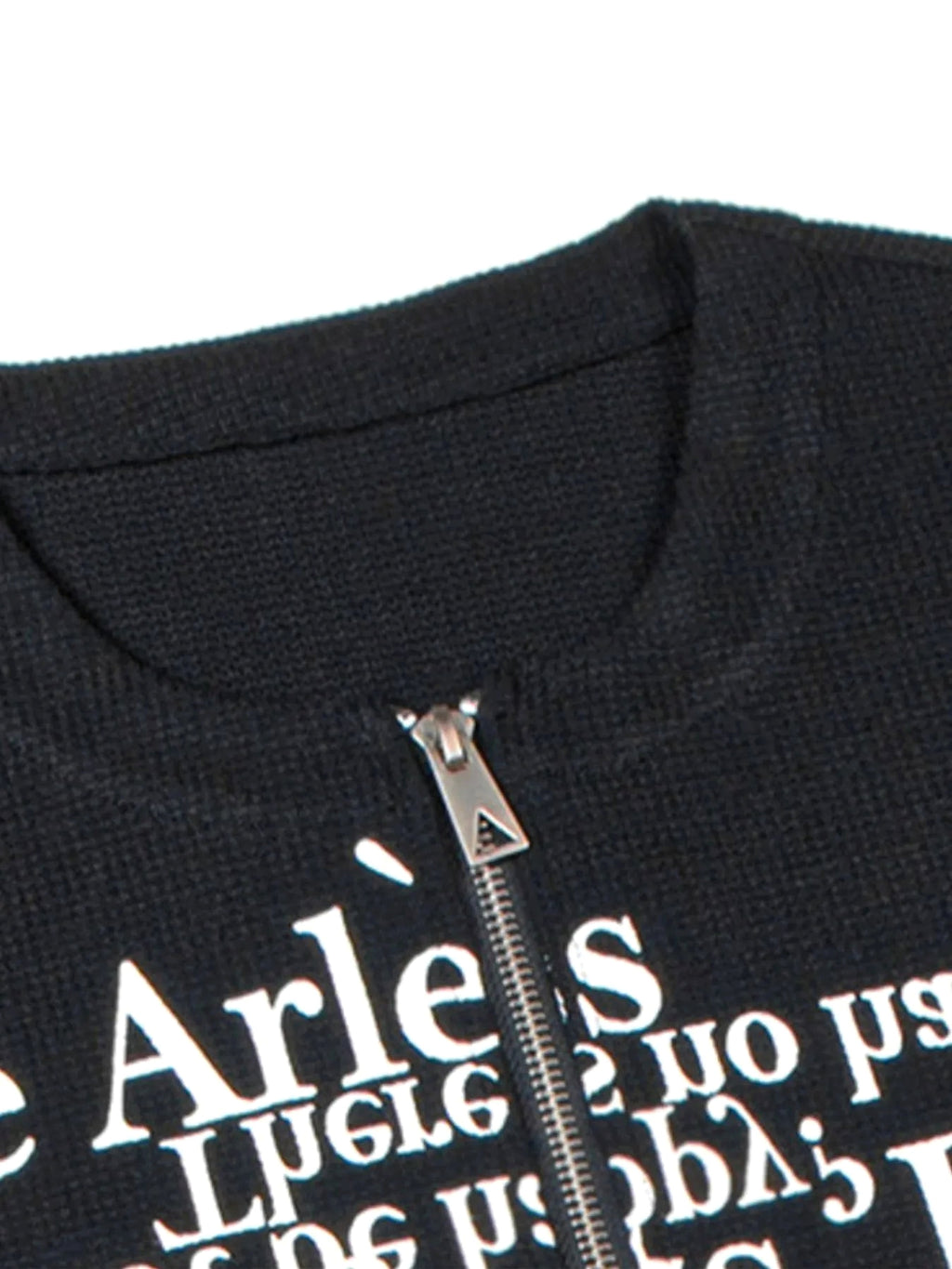 Men's Letter Quarter Zip Short Sleeve T-Shirt - enhanced image 7