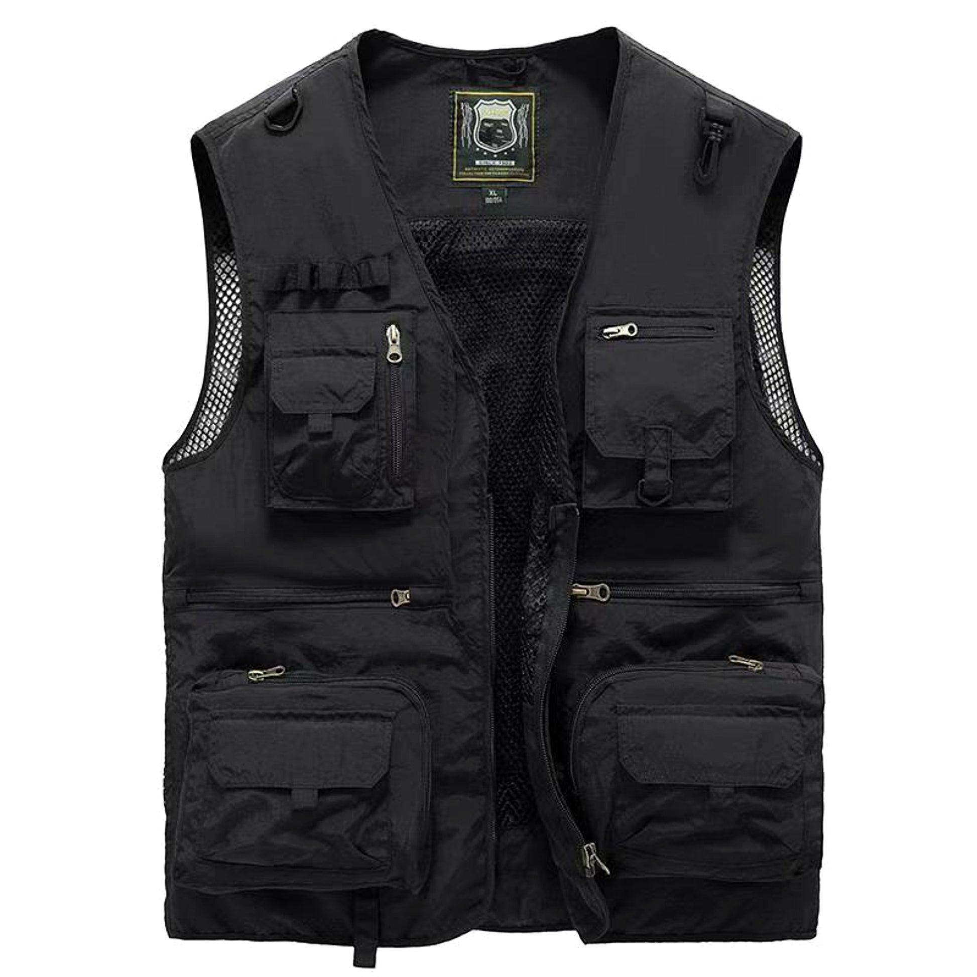 Safari waistcoat multi-pocket men jacket - enhanced image 7