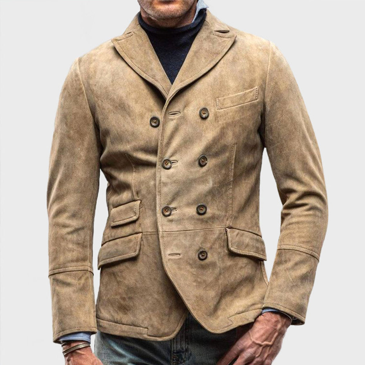 Men's Retro Casual Jacket Men's Jacket - enhanced image 7