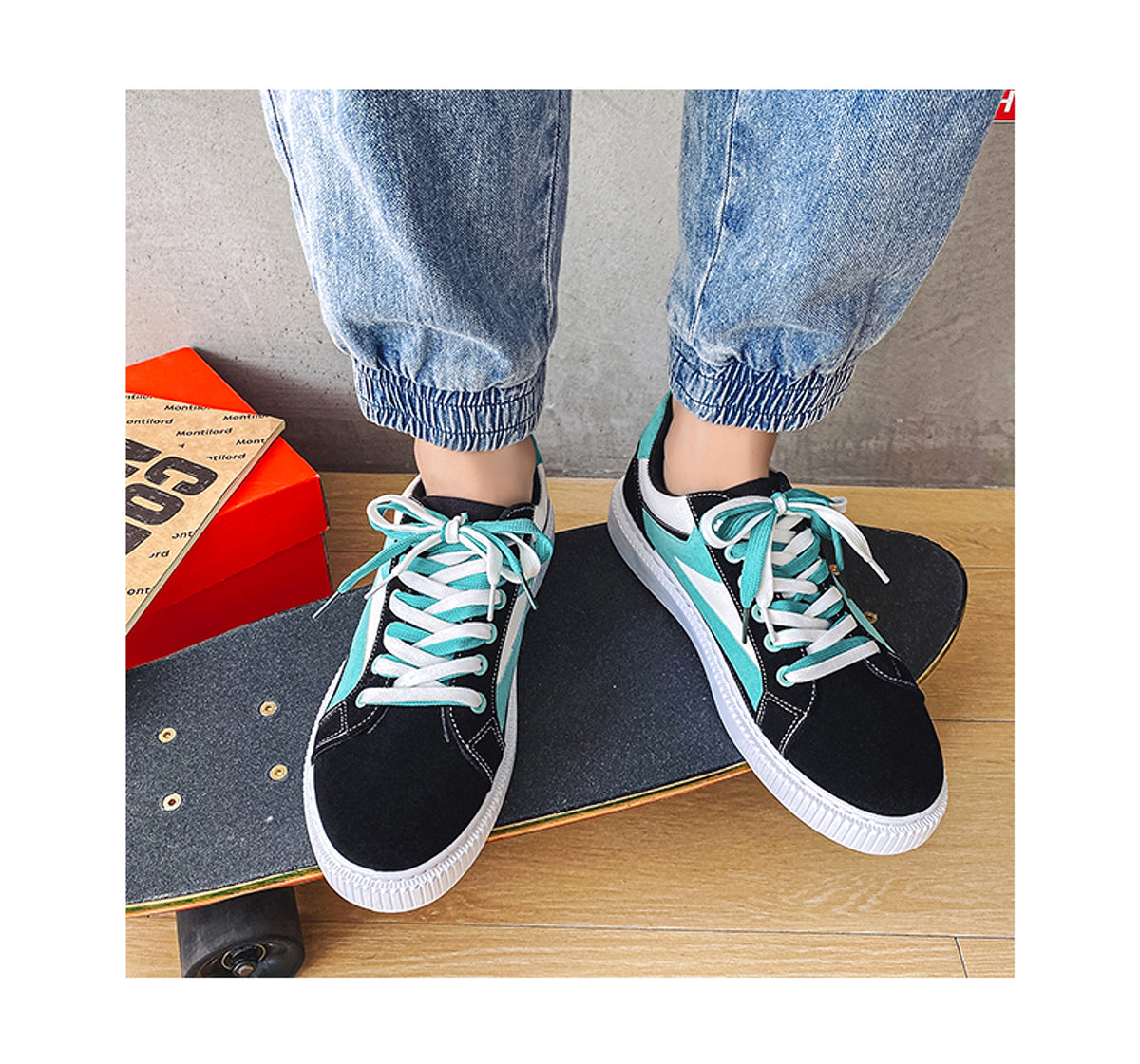 Men's Shoes Summer New Breathable Thin Sneakers Casual Low Top - enhanced image 7